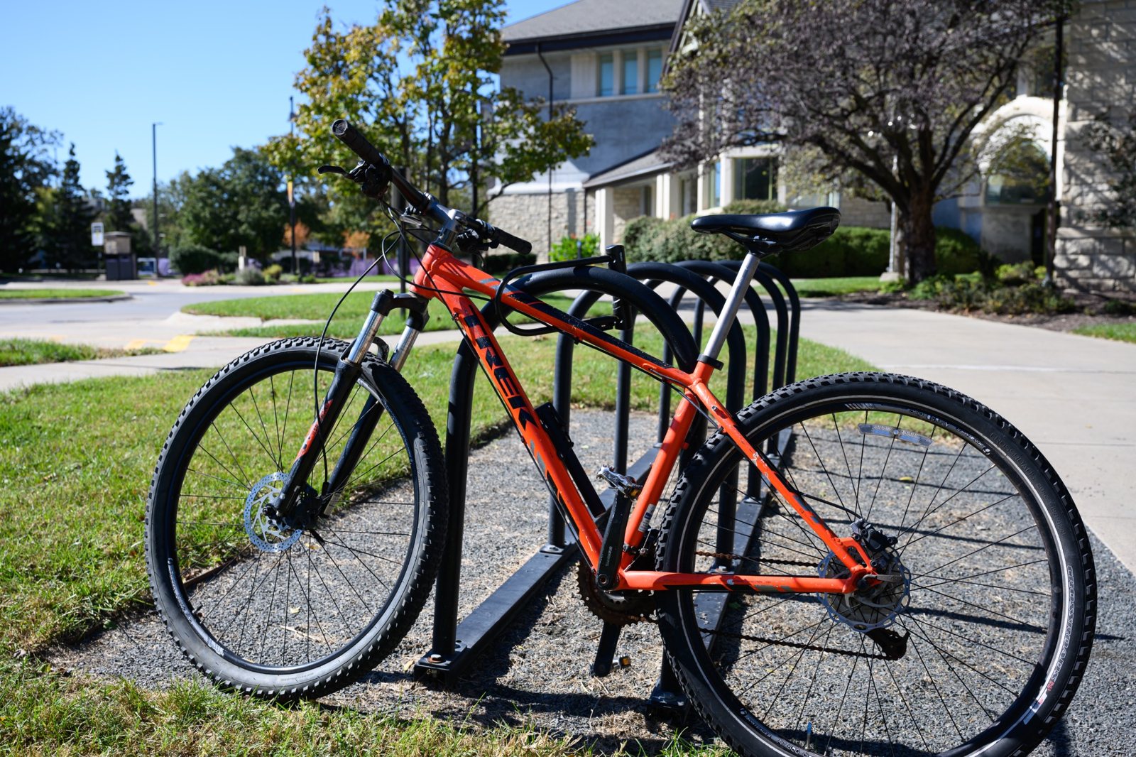 Bicycle demonstrating medium depth of field at f/5.6